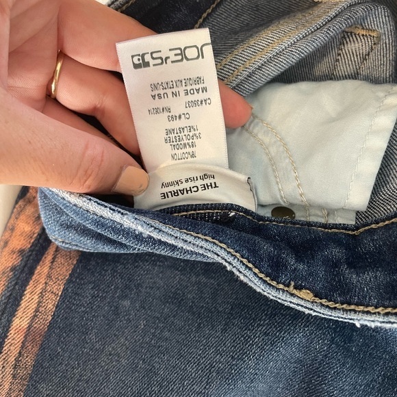 Joe’s Charlie Skinny Jean - Foil Stripe - Picture 13 of 14